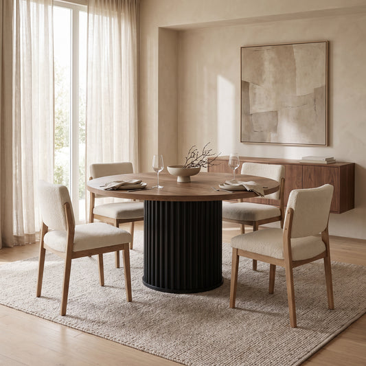 Cavaro Fluted Dining Table (47")