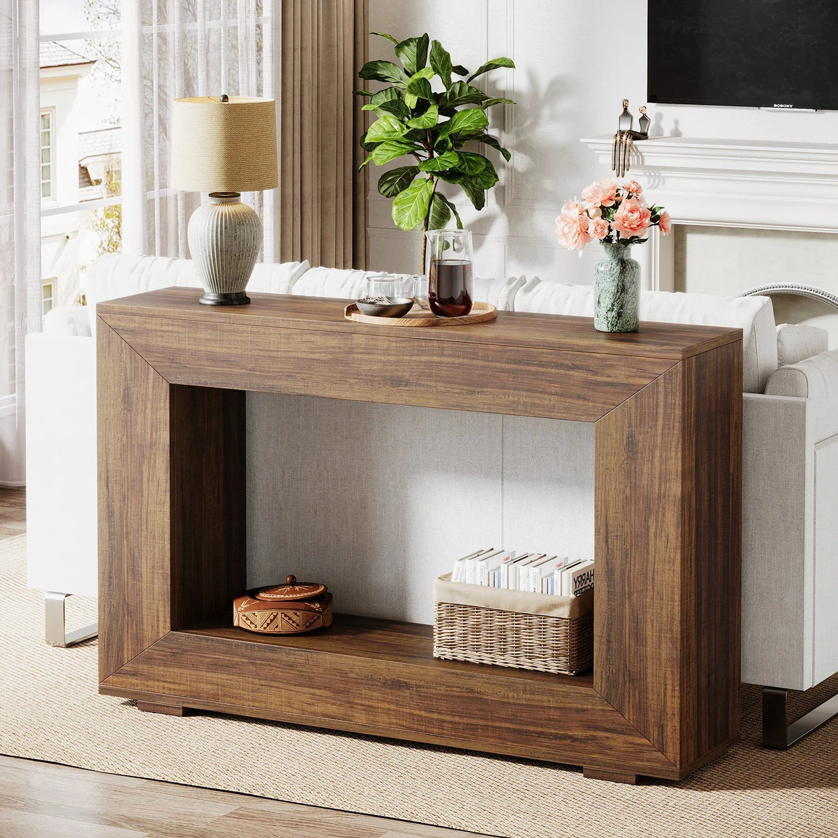 Brenoux Rustic Console Table (47.2")