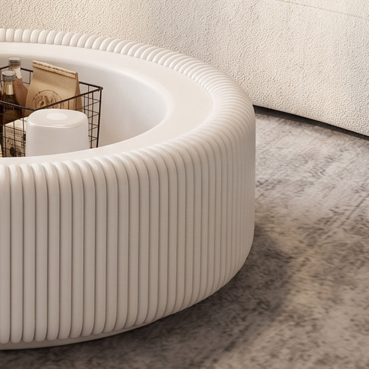Celestine Fluted Coffee Table (31.5")