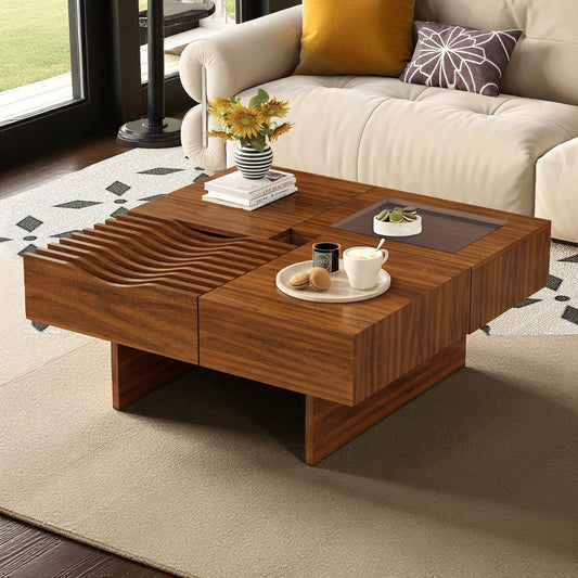 Virelle Wave Coffee Table (33")