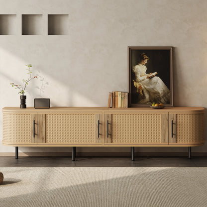 Sorell Rattan Media Console (71")