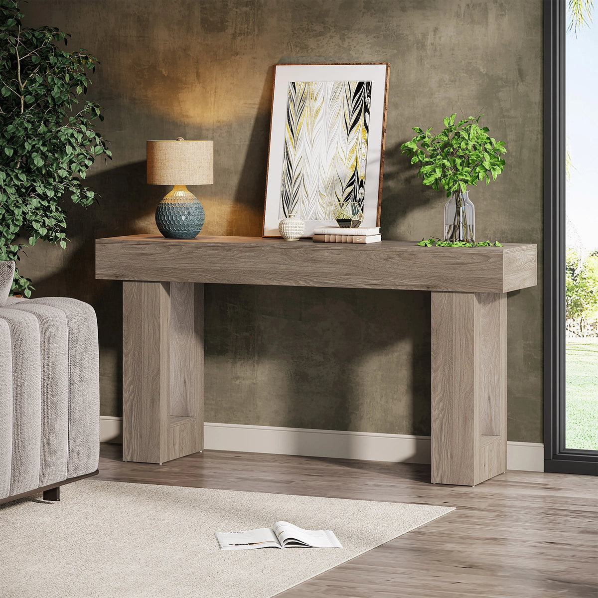 Dorsenne Thick-Top Console Table (63")