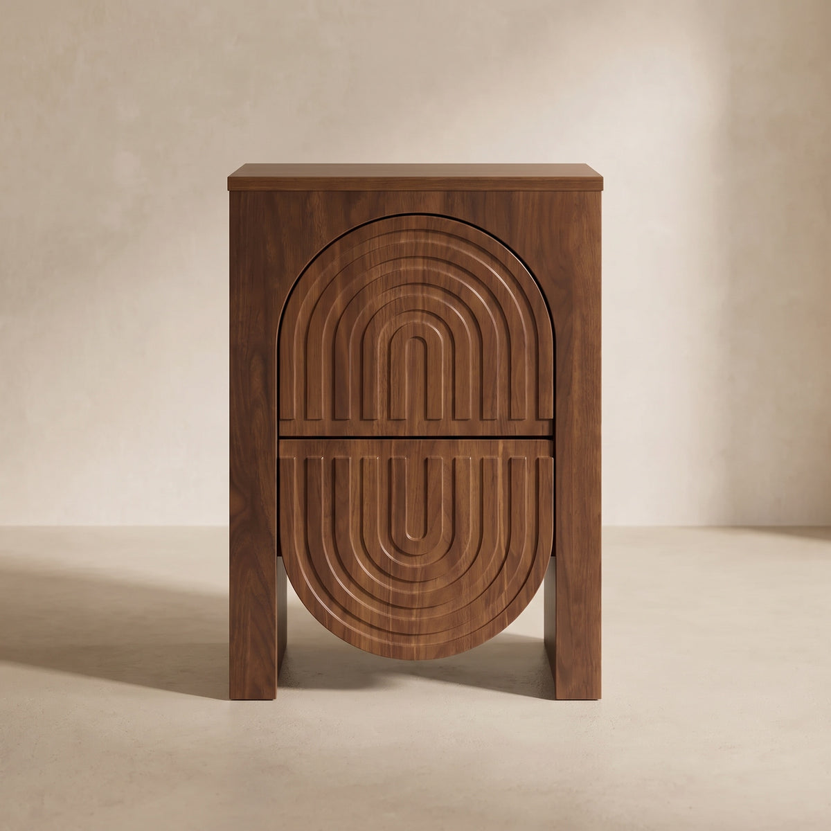 Palistra Wave Embossed Nightstand