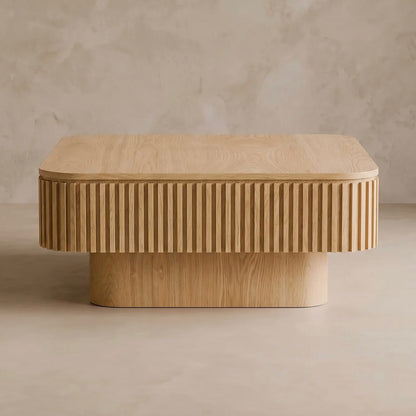 Desmond Natural Square Coffee Table (31")