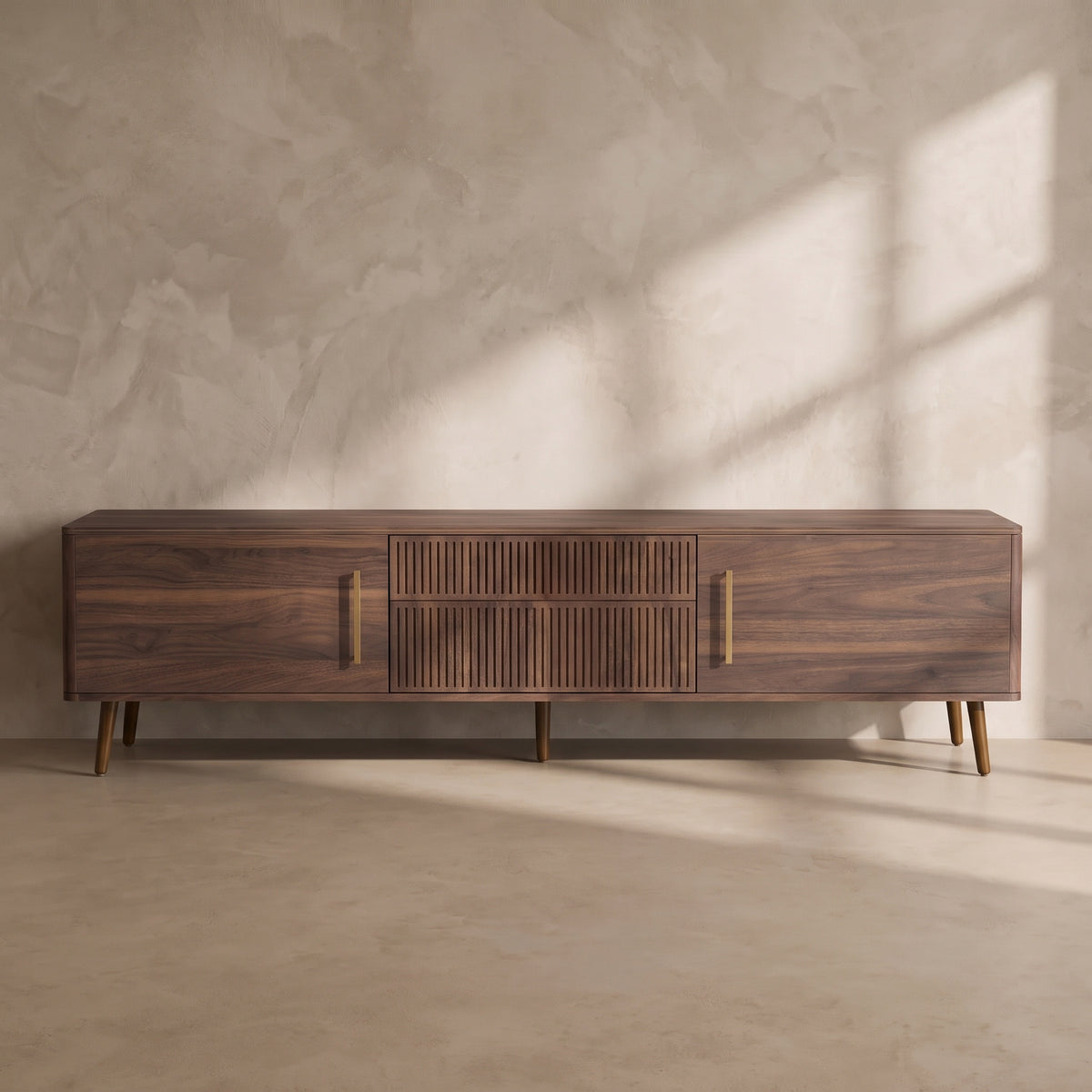 Westbridge Walnut Media Console (71")