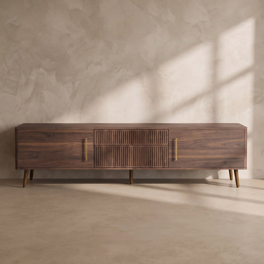 Westbridge Walnut Media Console (71")