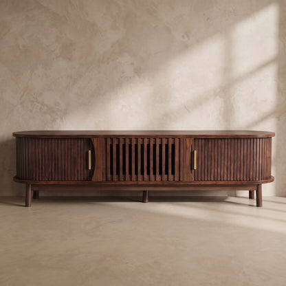 Caldris Mid-Century Media Console (67")