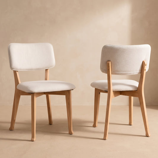 Elyndra Curved-Back Dining Chair (Set of 2)