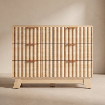 Perrin Fluted 6-Drawer Dresser (39.4")