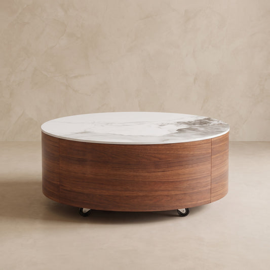 Marceline Walnut Coffee Table (29.5")