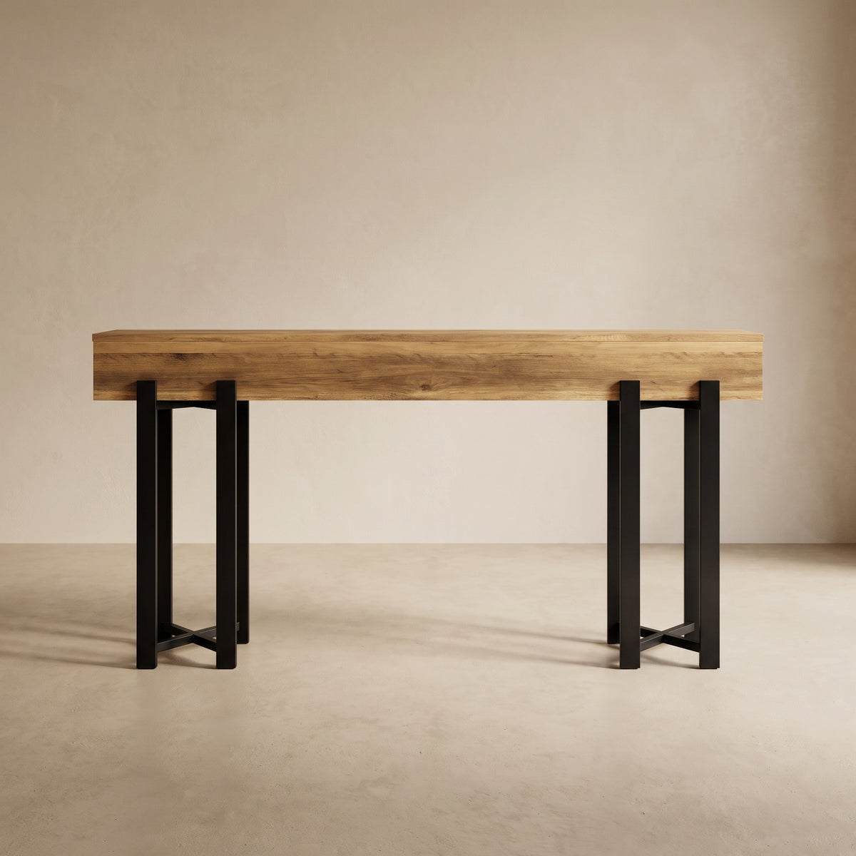 Valcera Iron-Leg Console Table (63")