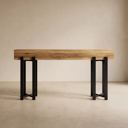 Valcera Iron-Leg Console Table (63")