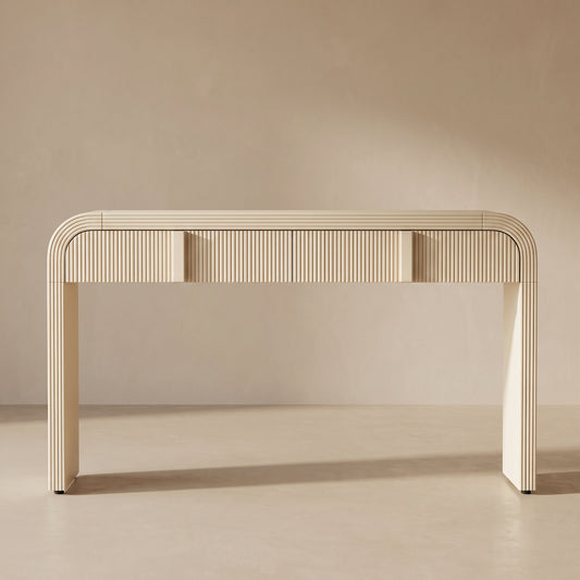 Vellorin Rounded Drawer Console Table (55")