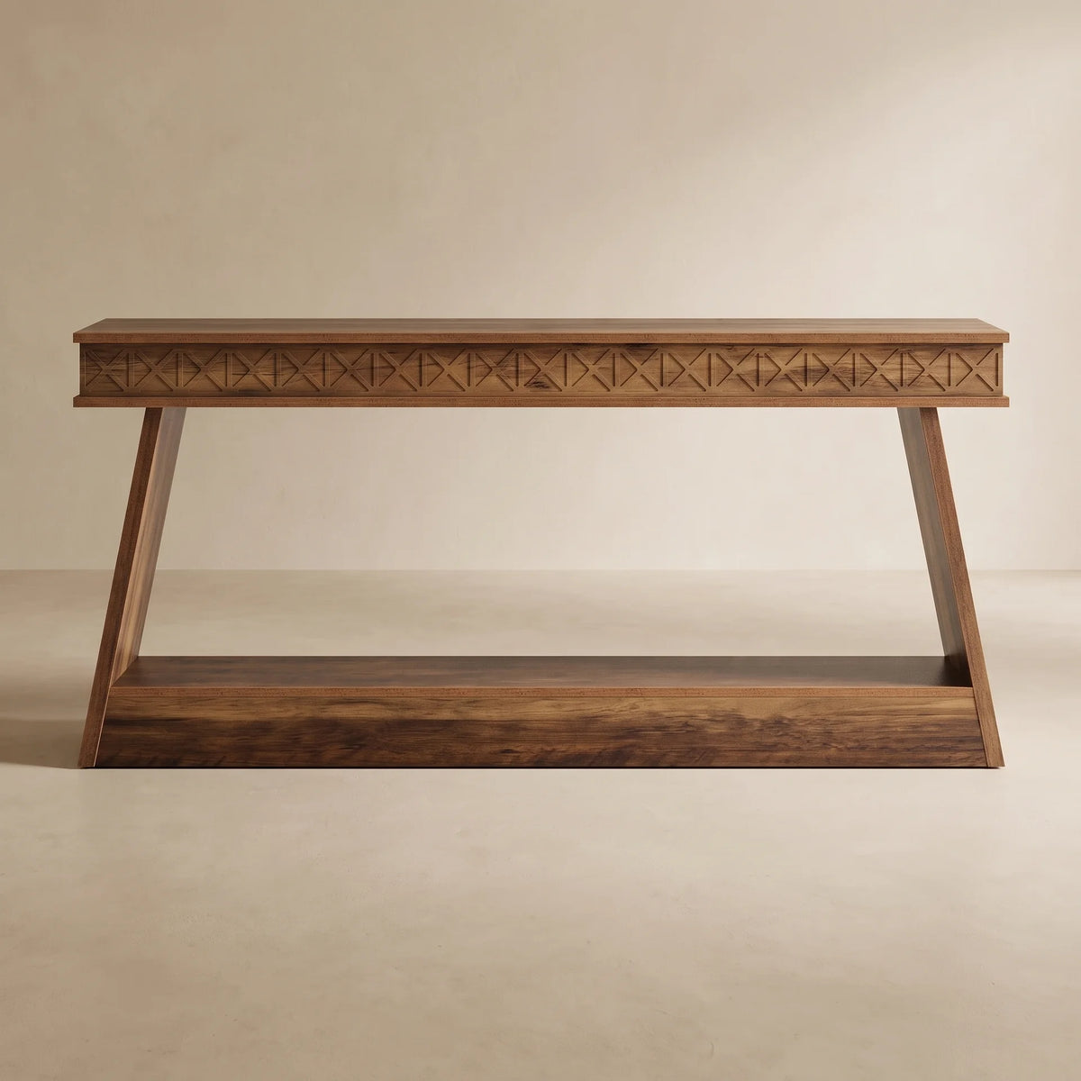Vallora Open-Shelf Console Table (70")