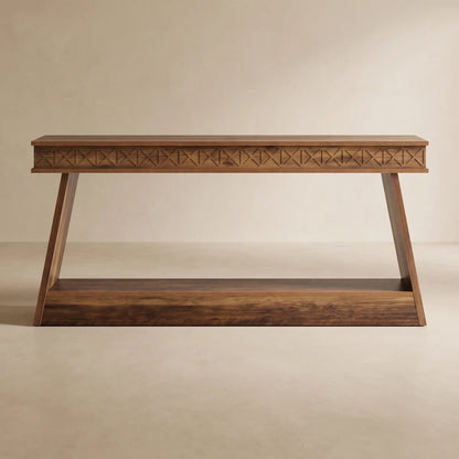 Vallora Open-Shelf Console Table (70")