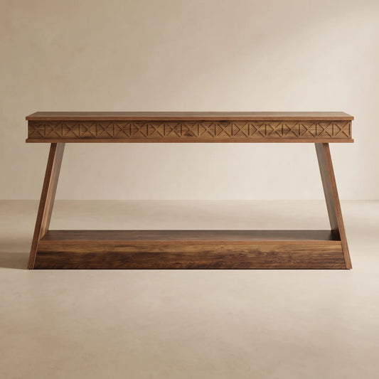 Vallora Open-Shelf Console Table (70")