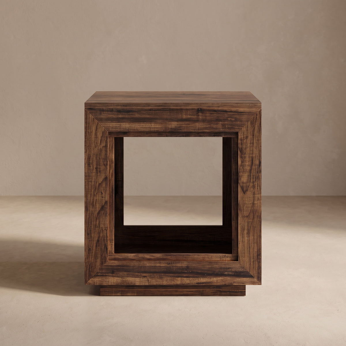 Kestrel Brown Shelf Nightstand (23.6")