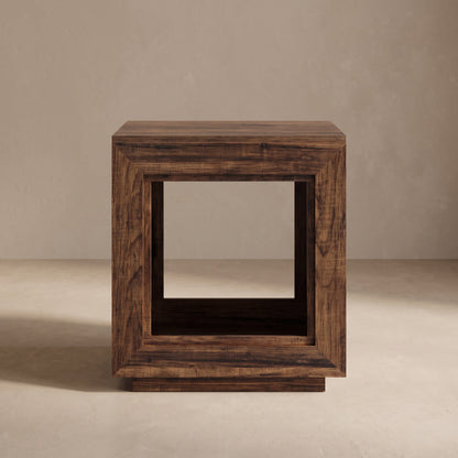 Kestrel Brown Shelf Nightstand (23.6")