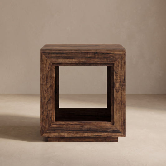 Kestrel Brown Shelf Nightstand (23.6")