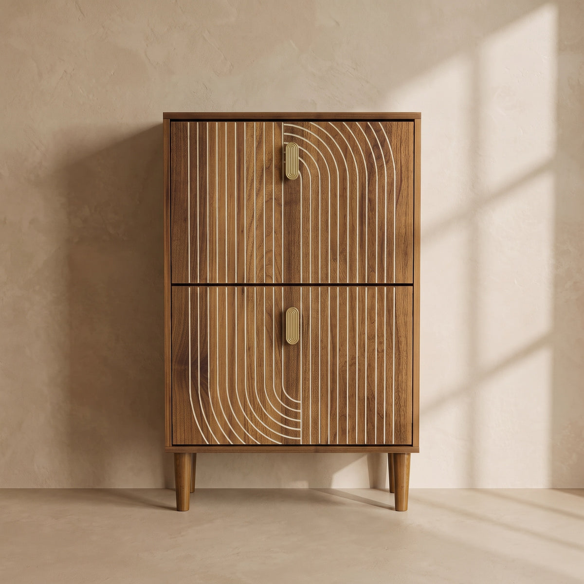 Everly Modern Flip Shoe Cabinet (23.6")
