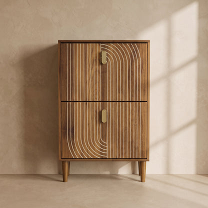 Everly Modern Flip Shoe Cabinet (23.6")