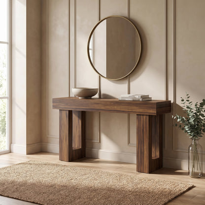 Esmont Brown Console Table (63")
