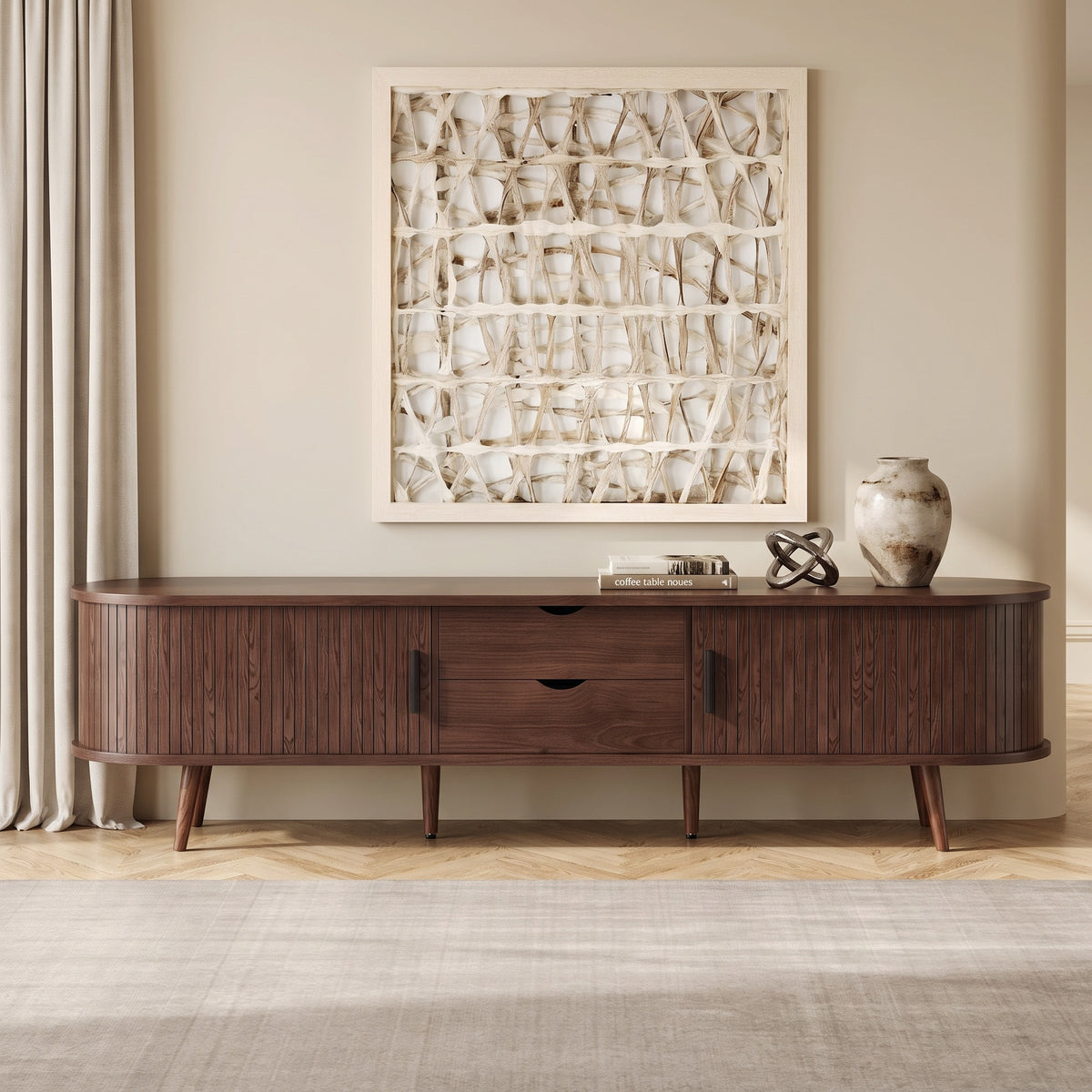 Rowen Tambour Media Console (71")