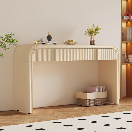Vellorin Rounded Drawer Console Table (55")
