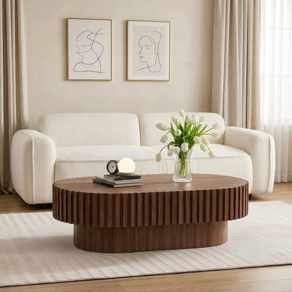 Tavira Fluted Coffee Table (43")