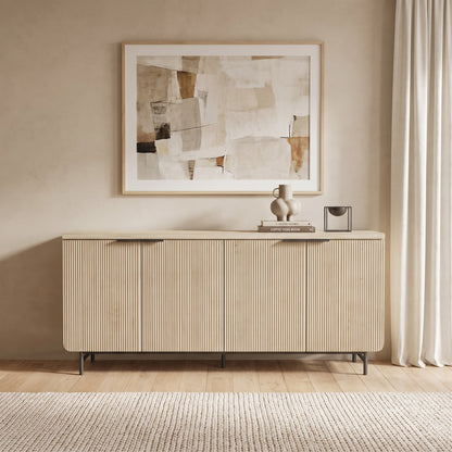 Lorien Fluted Media Console (71")