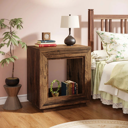 Kestrel Brown Shelf Nightstand (23.6")