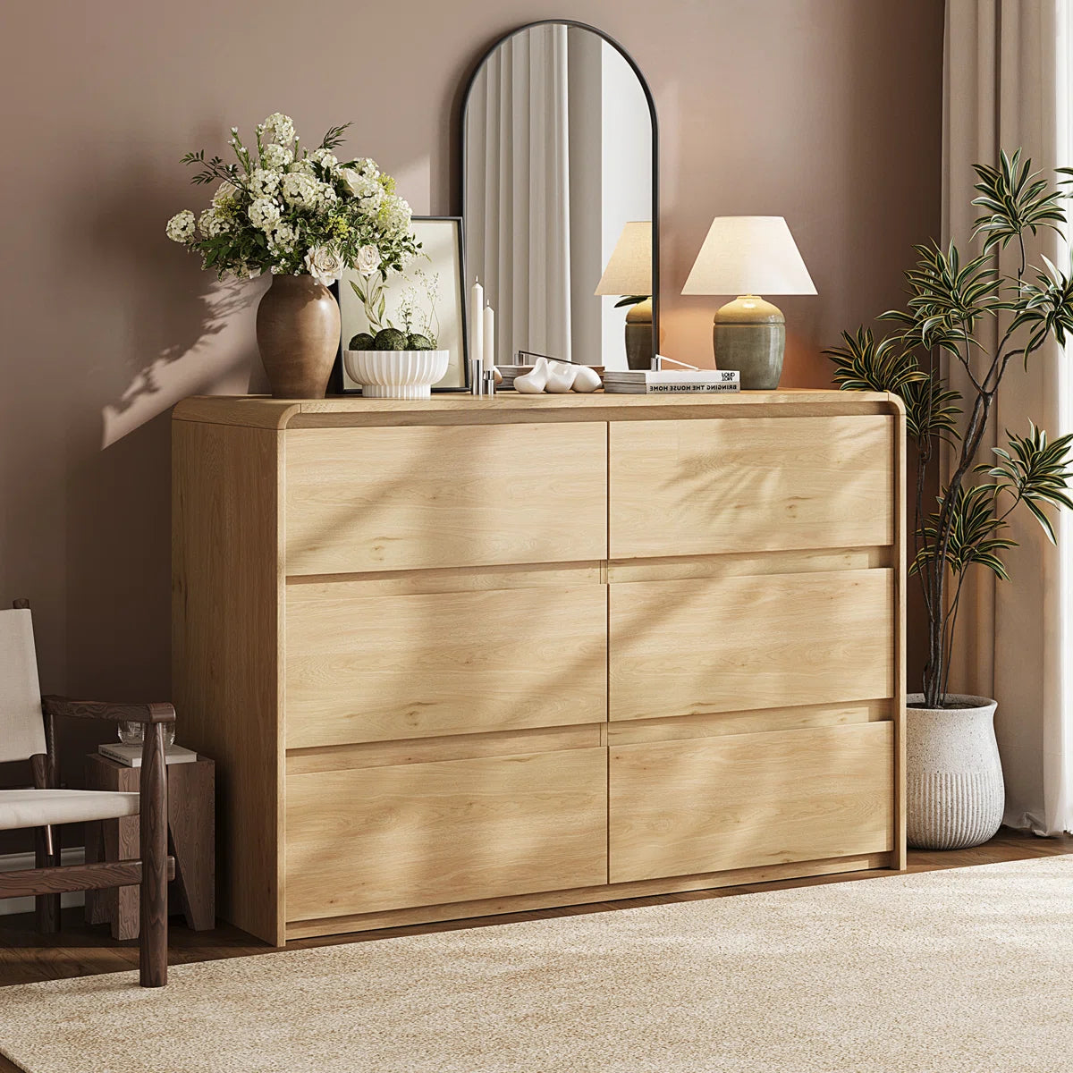 Cyrane 6-Drawer Dresser (47.4")