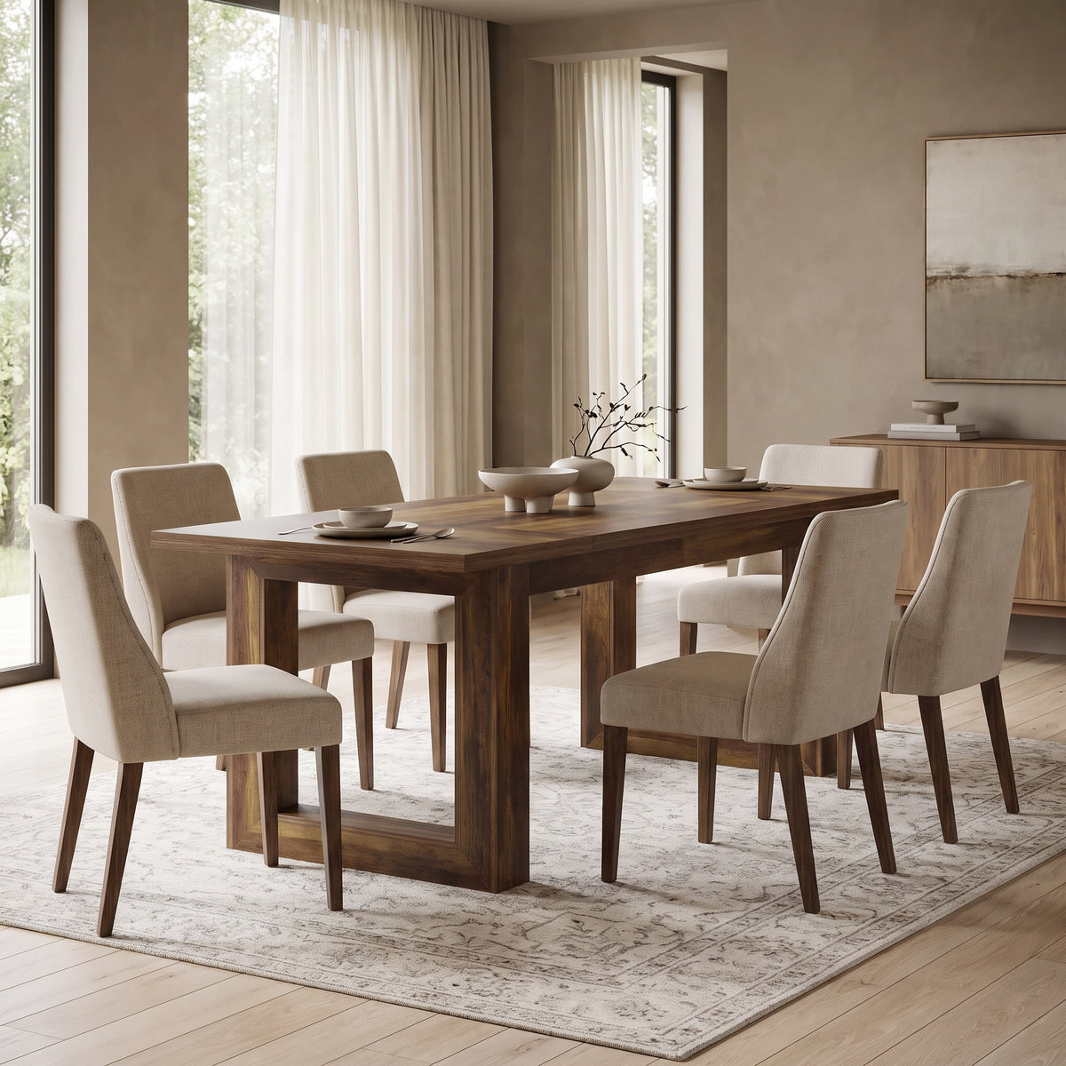 Ravelle Rectangular Dining Table (63")