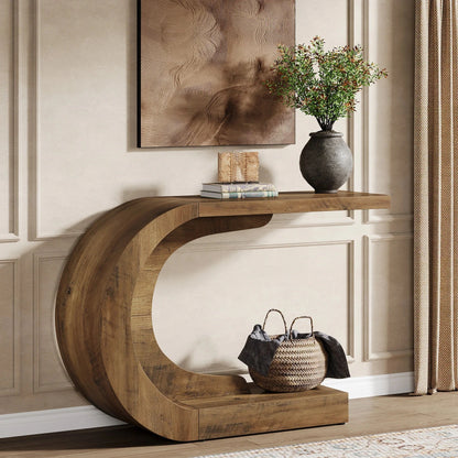 Edris Wave-Form Console Table (43.3")