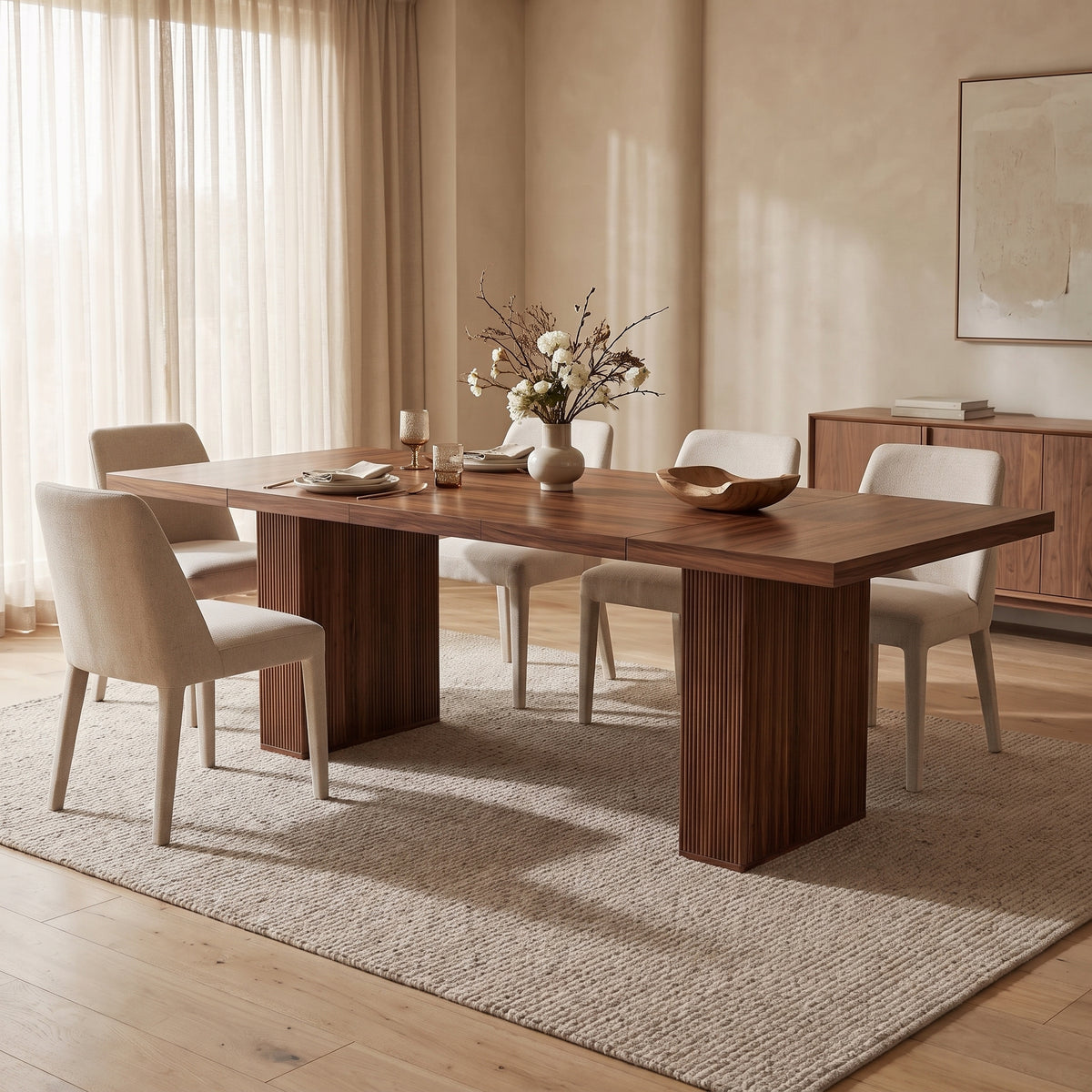Verlain Dark Dining Table (79")
