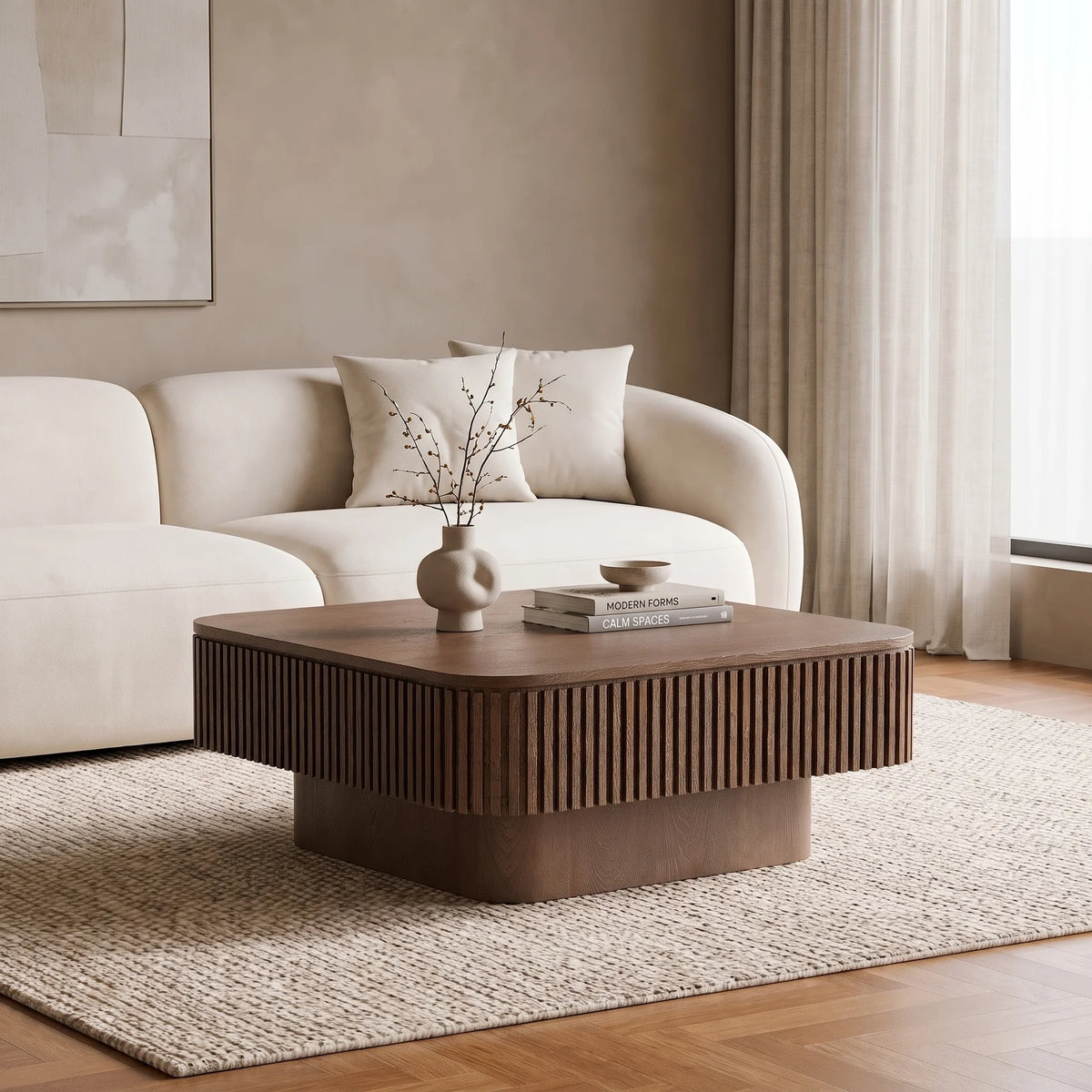 Desmond Walnut Coffee Table (31")