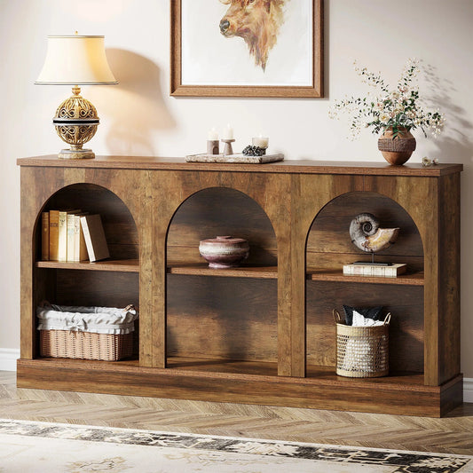 Arquen Open-Shelf Console Table (63")