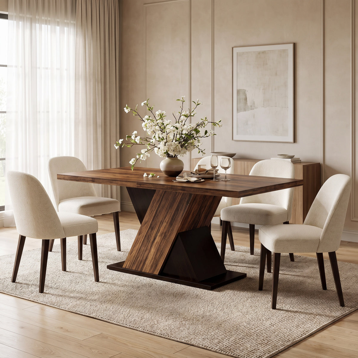 Marrow Rectangular Dining Table (55")