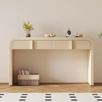 Vellorin Rounded Drawer Console Table (55")
