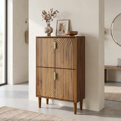 Everly Modern Flip Shoe Cabinet (23.6")