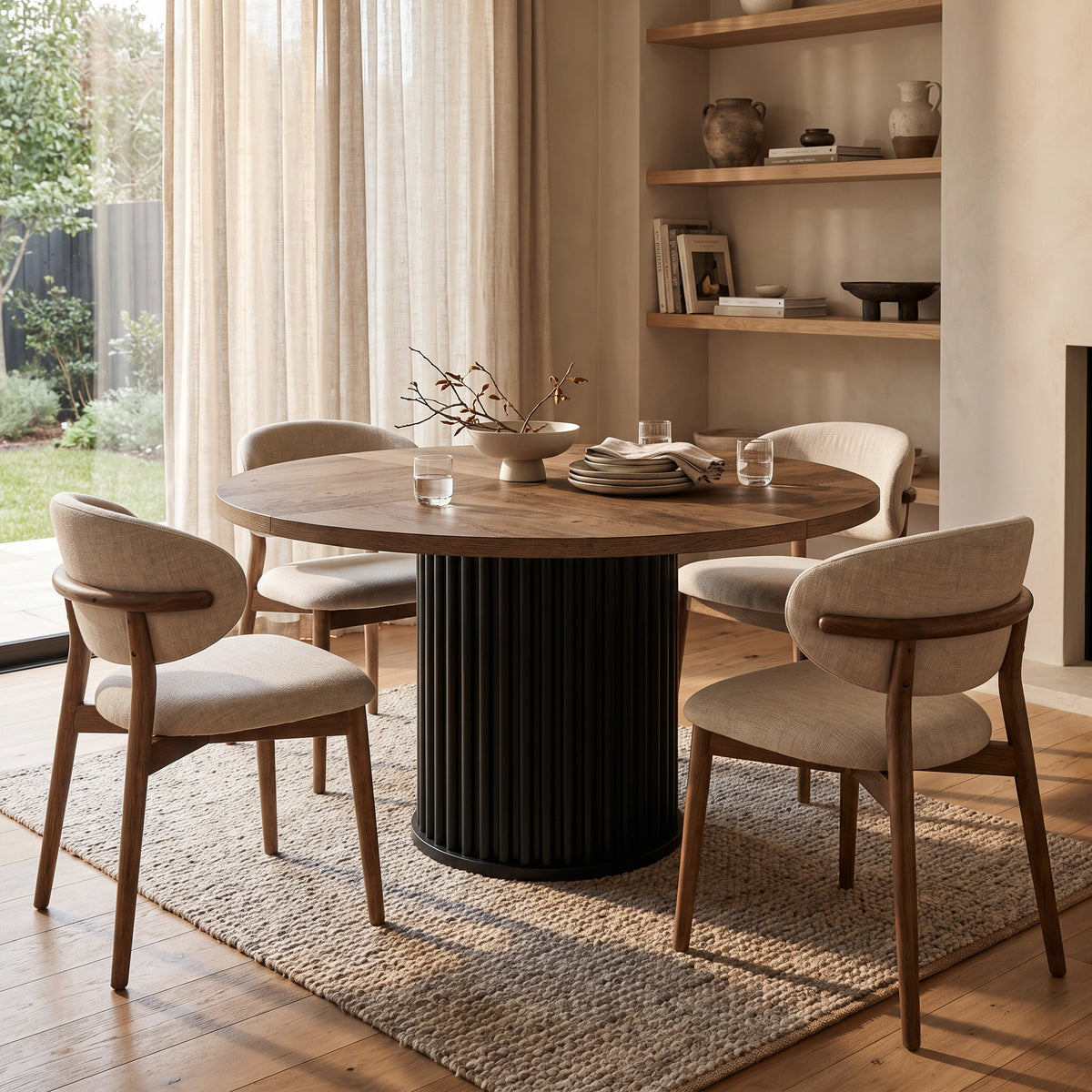 Cavaro Fluted Dining Table (47")