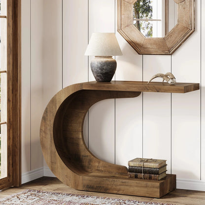 Edris Wave-Form Console Table (43.3")