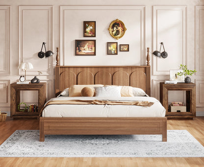 Kestrel Brown Shelf Nightstand (23.6")