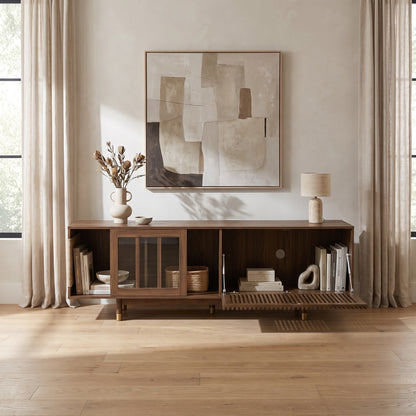 Averill Walnut Media Console