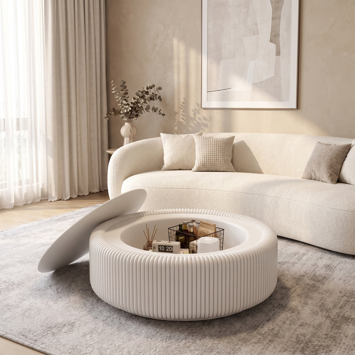 Celestine Fluted Coffee Table (31.5")