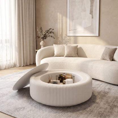 Celestine Fluted Coffee Table (31.5")