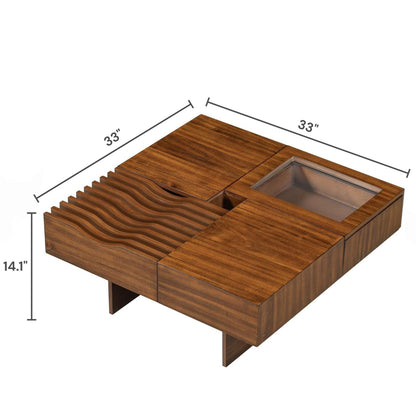 Virelle Wave Coffee Table (33")