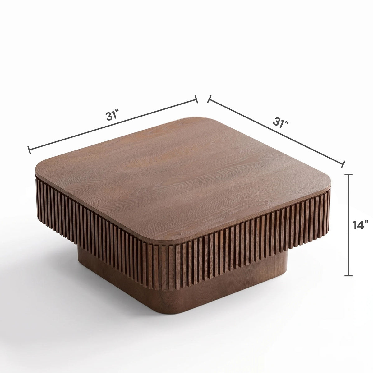 Desmond Walnut Coffee Table (31")