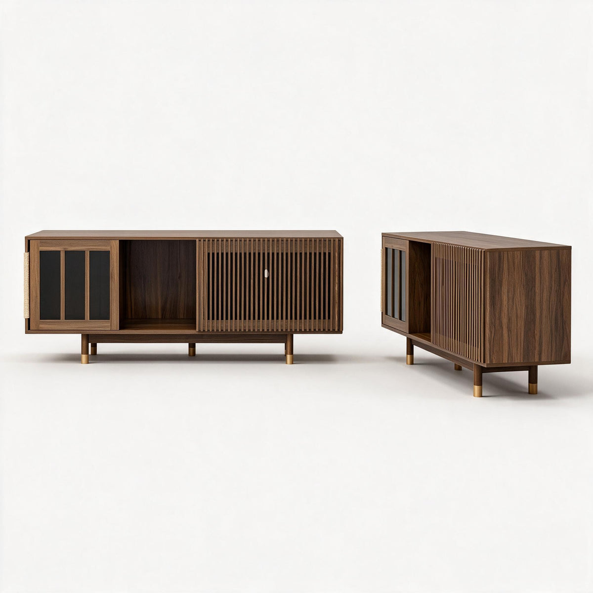 Averill Walnut Media Console