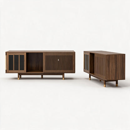Averill Walnut Media Console